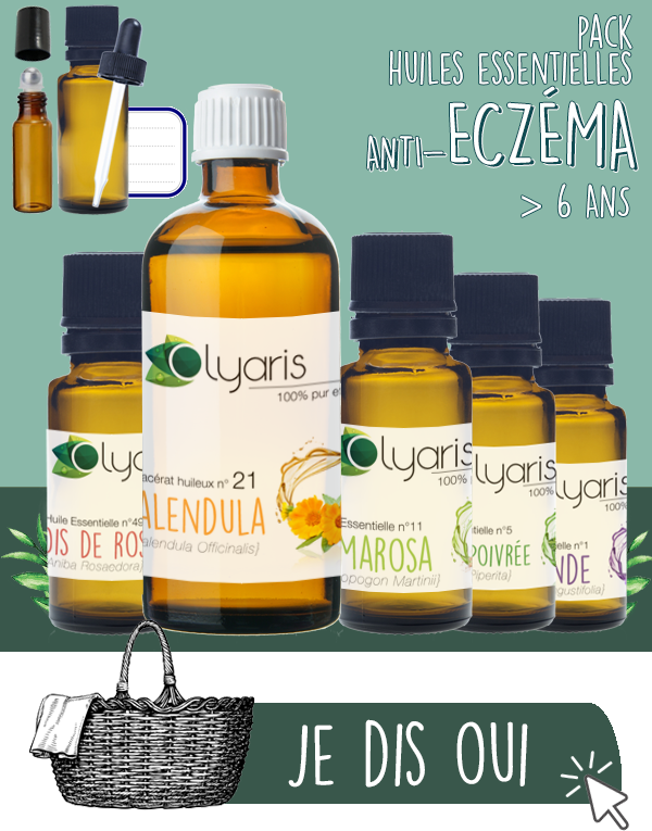 Les huiles essentielles contre l'eczéma - Olyaris